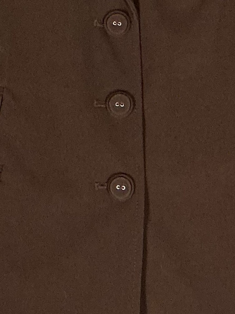 Anthropologie Tapemeasure Vintage Blazer Jacket Brown Tailored Quiet Luxury 12 - Picture 5 of 6
